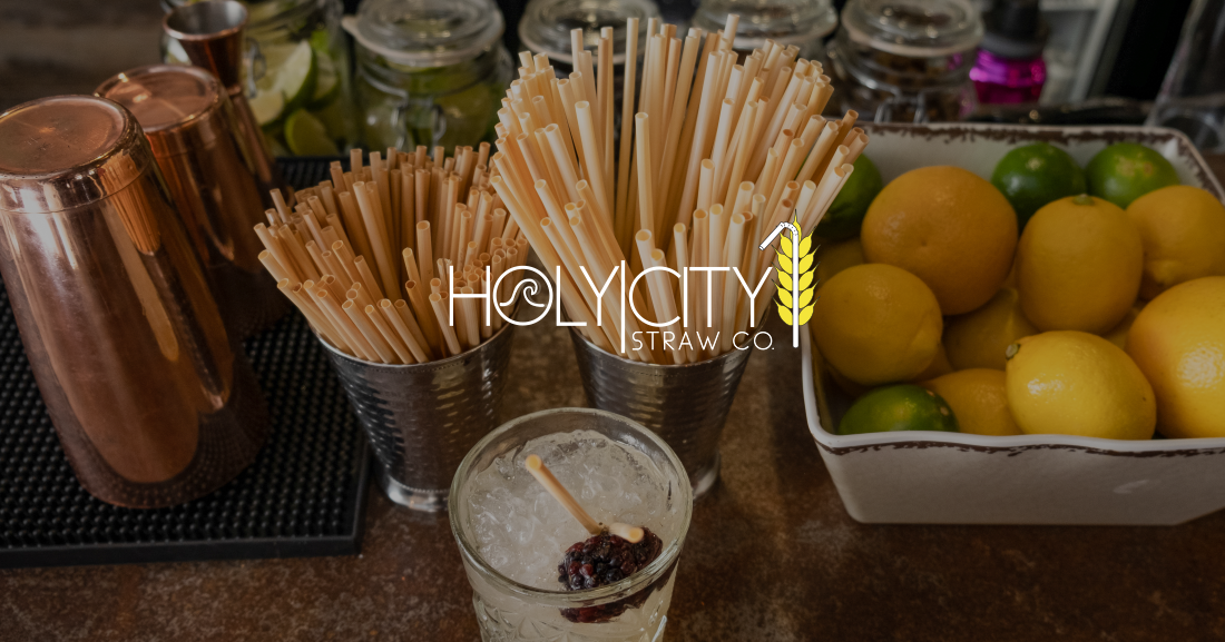 Laser Engraved Reusable Reed Straw – Holy City Straw Company