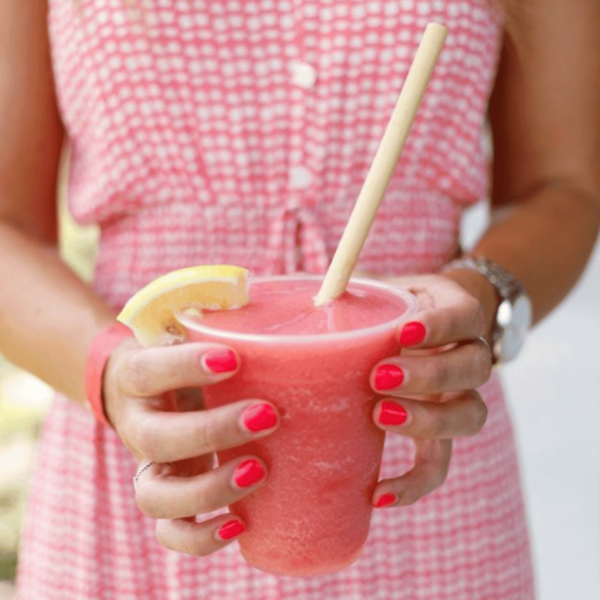 Firefly inspired strawberry lemonade frozen cocktail