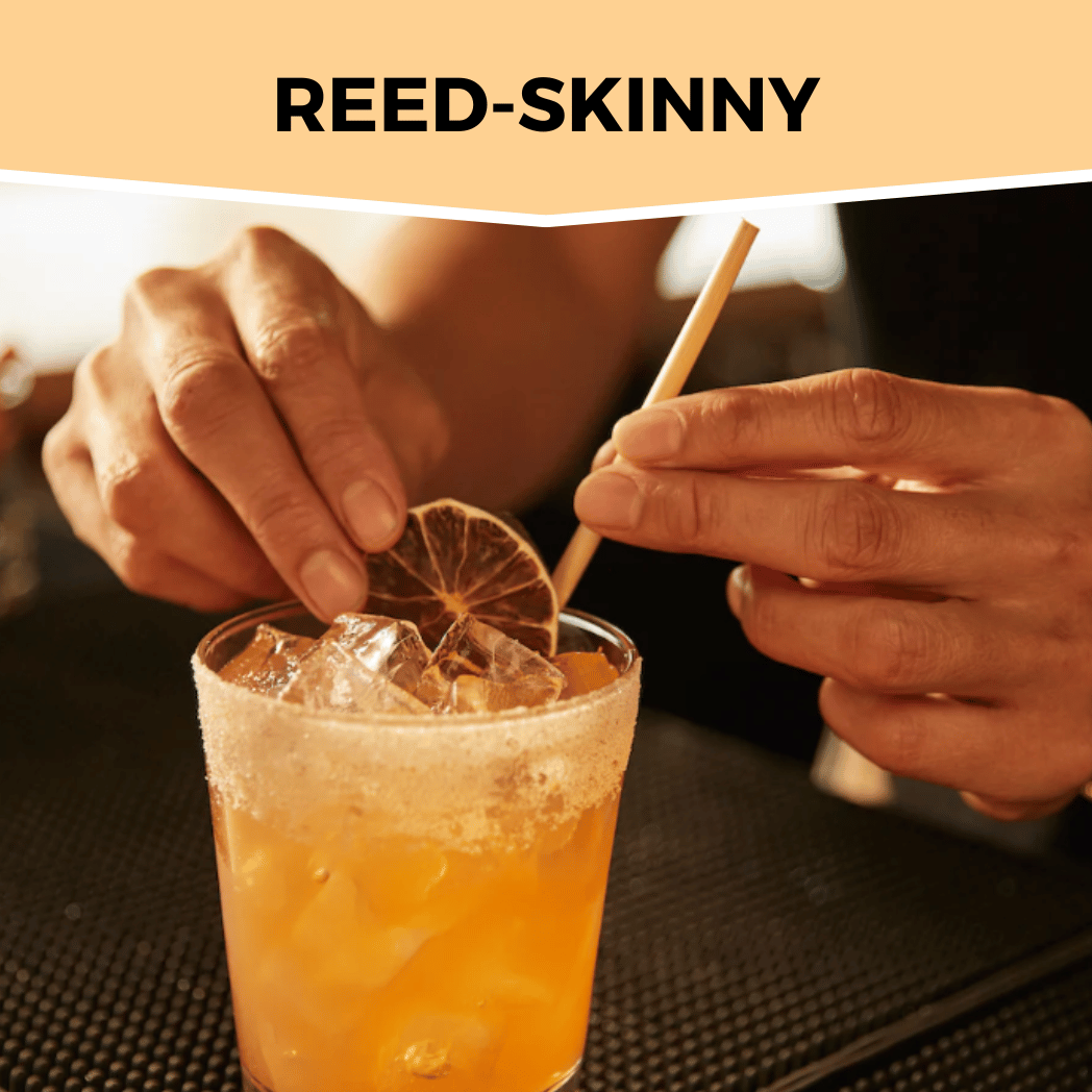 Skinny Reed Drinking Straws