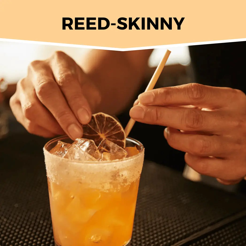 Skinny Reed Drinking Straws - Holy City Straw Company