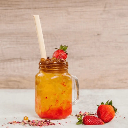 Wrapped Boba Reed Straws