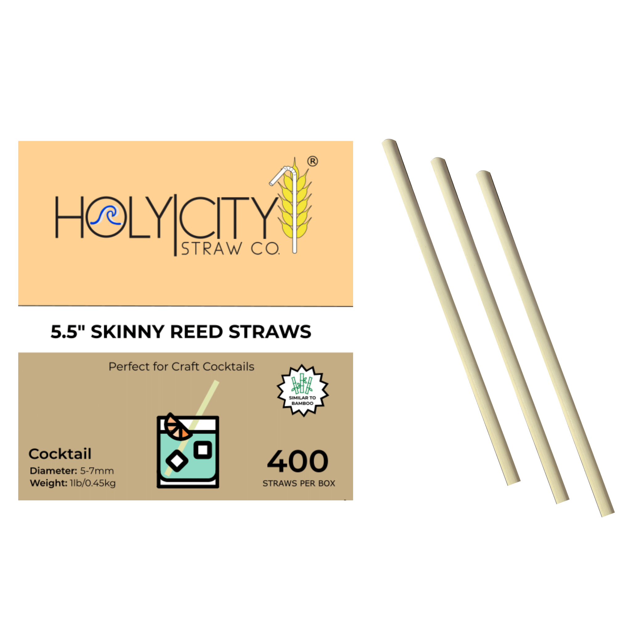 Shop Reed Straws | Sustainable & Certified Compostable – Holy City ...