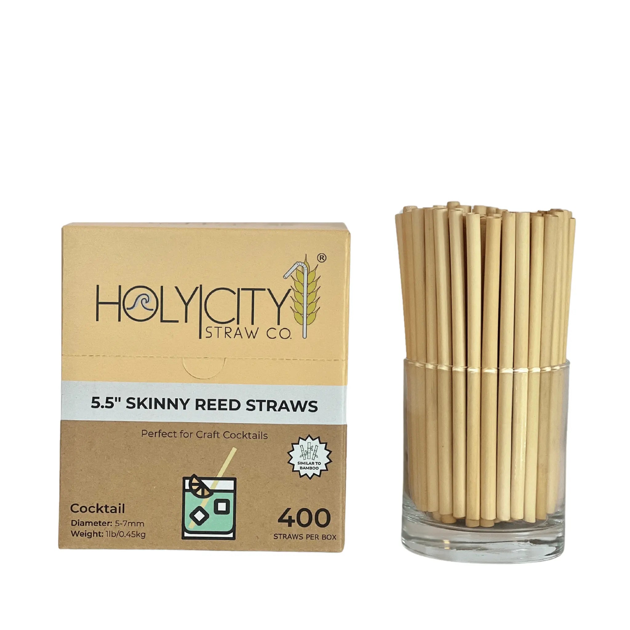 Shop Reed Straws | Sustainable & Certified Compostable – Holy City ...