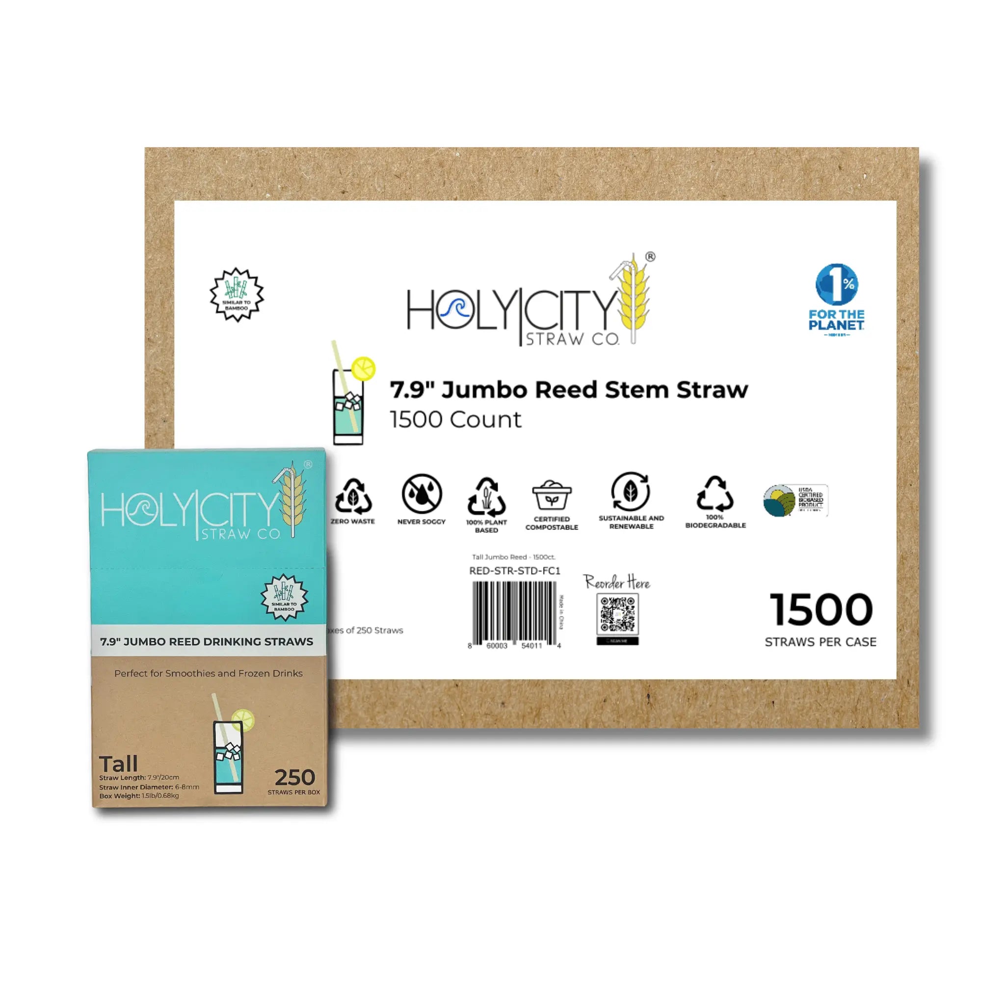 Shop Reed Straws | Sustainable & Certified Compostable – Holy City ...