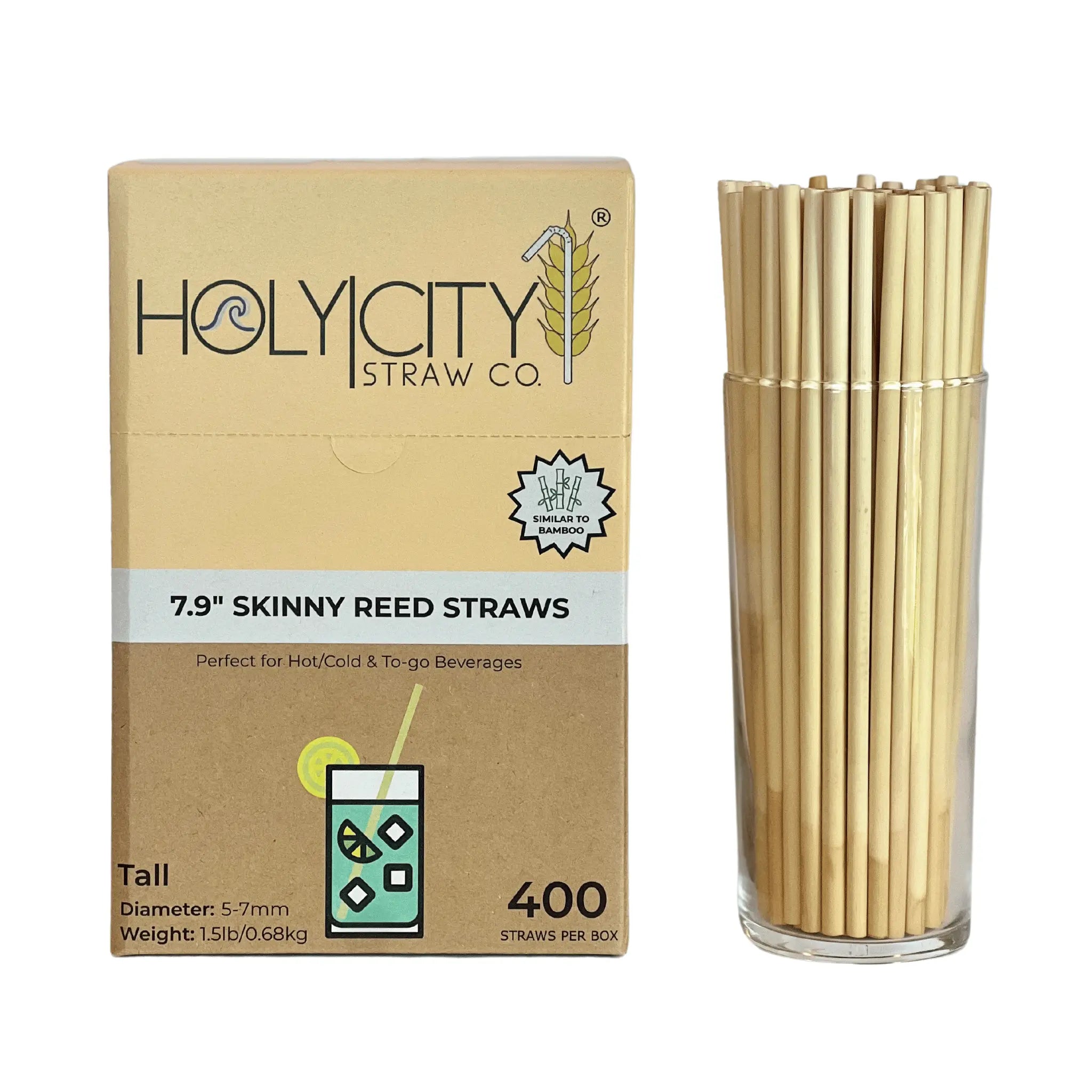 Shop Reed Straws | Sustainable & Certified Compostable – Holy City ...