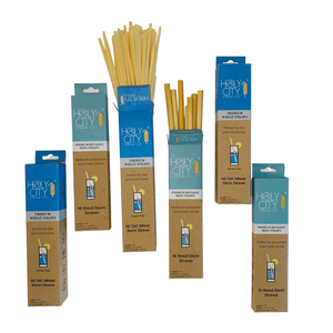 Wheat and Reed Straw Bundle - 6 Pack.