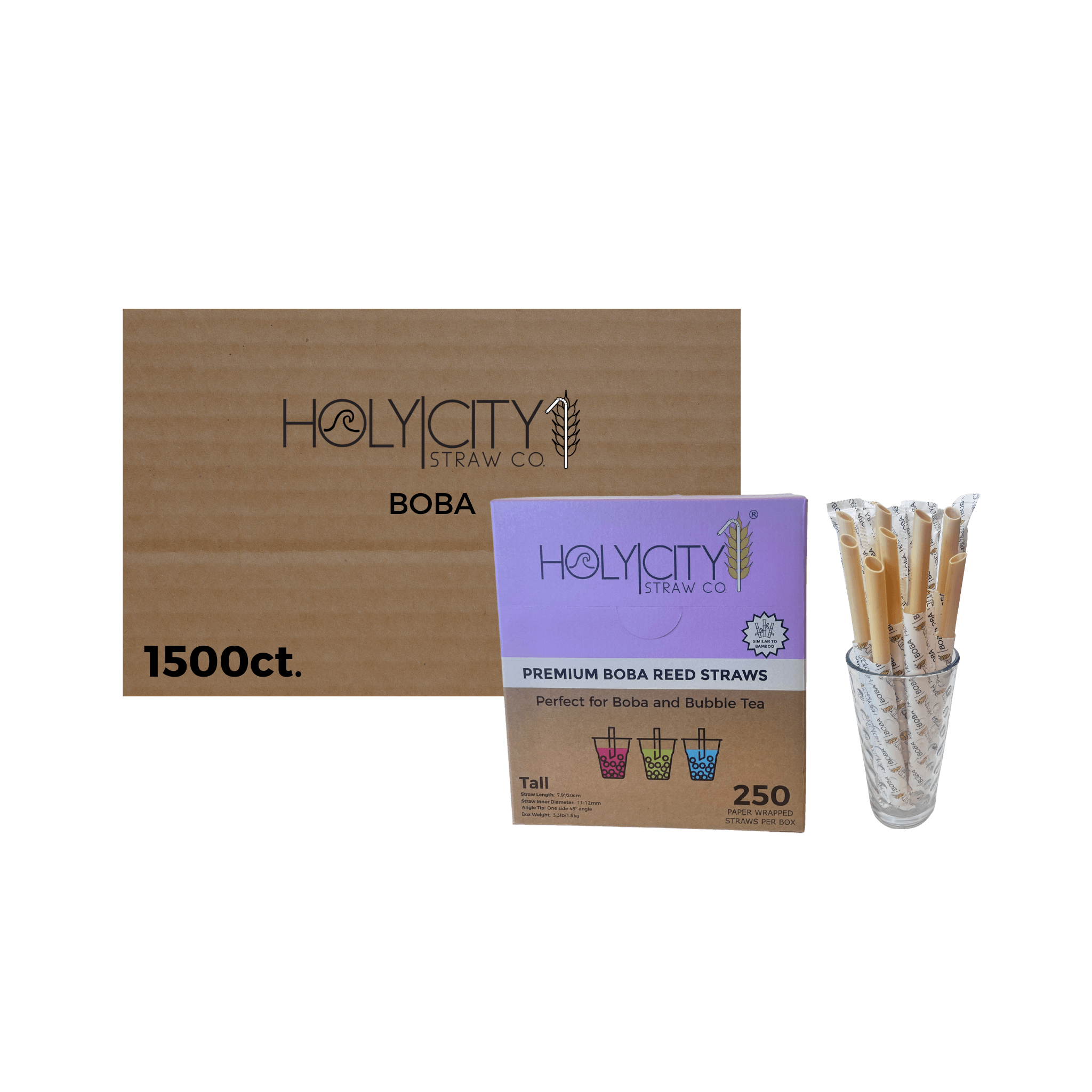 https://holycitystrawcompany.com/cdn/shop/products/Holy-City-Straw-Co-wrapped-boba-reed-straws-case-of-1500ct-next-to-glass-of-straws-transparent.png?v=1697479990