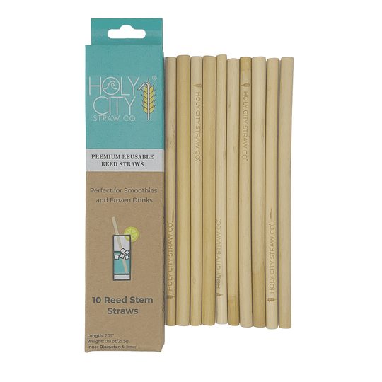 Holy City Straw Company 10 Count Retail Reusable Reed