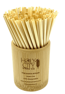 Holy City Straw Company Branded small Bamboo Straw Holder